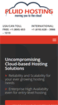 Mobile Screenshot of fluidhosting.com